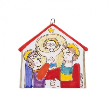 Christmas Crib Tile PRE401CS Christmas Crib Tile PRE401CS
